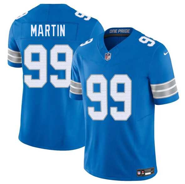 Men & Women & Youth Detroit Lions #99 Brodric Martin Blue 2025 F.U.S.E. Vapor Limited Stitched Jersey->green bay packers->NFL Jersey